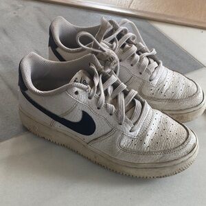 Nike White and Black Athletic Shoes